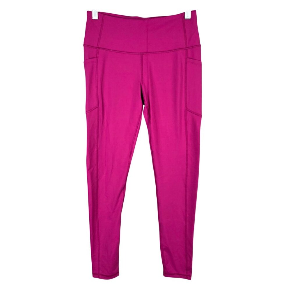Womens Victoria Sport Knockout Pink Leggings Drawstring Hi Rise Stretch Size M